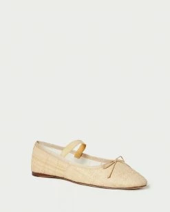 Loeffler Randall New Arrivals Leonie Natural Ballet Flat