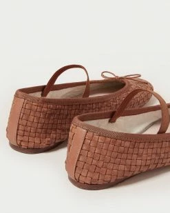 Loeffler Randall Leonie Timber Brown Ballet Flat Footwear