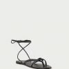 Loeffler Randall Lilla Black Thong Wrap Sandal New Arrivals