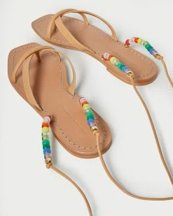 Loeffler Randall New Arrivals Lilla Honey/Multi Wrap Sandal