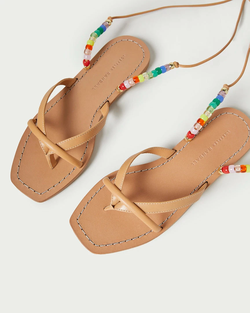 Loeffler Randall New Arrivals Lilla Honey/Multi Wrap Sandal