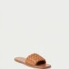 Loeffler Randall Lorainne Cognac Woven Leather Sandal