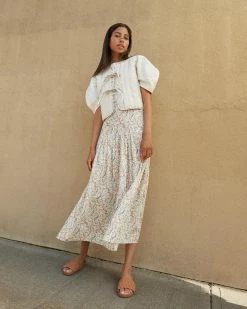 Loeffler Randall Luka Romance Floral Quilted Vest Sale