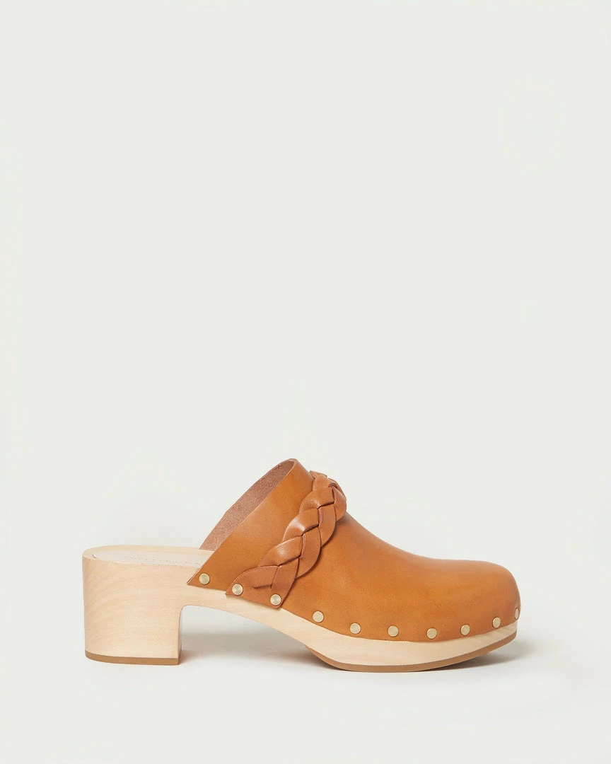Loeffler Randall Lupa Cognac Mid Heel Clog New Arrivals