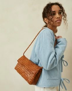 Loeffler Randall New Arrivals Mabel Timber Brown Shoulder Bag