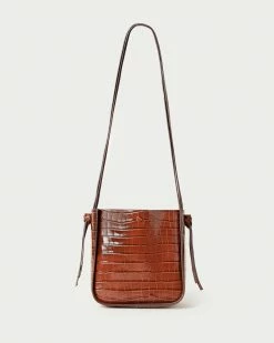 Loeffler Randall Mackenzie Mid Brown Crossbody Tote