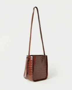 Loeffler Randall Mackenzie Mid Brown Crossbody Tote