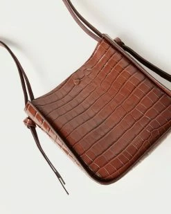 Loeffler Randall Mackenzie Mid Brown Crossbody Tote