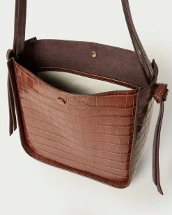 Loeffler Randall Mackenzie Mid Brown Crossbody Tote