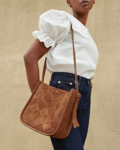 Loeffler Randall Mackenzie Cacao Crossbody Tote New Arrivals