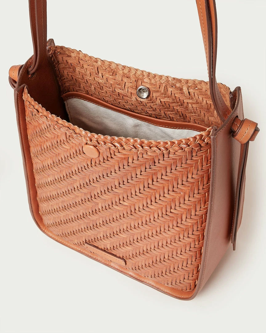 Loeffler Randall Mackenzie Timber Brown Crossbody Tote Best Sellers