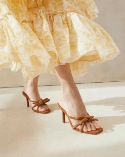 Loeffler Randall New Arrivals Margi Cacao Bow Heel