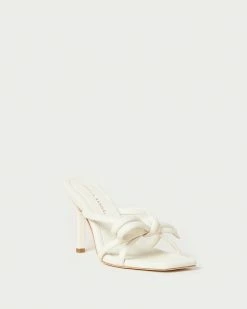 Loeffler Randall Margi Optic White Bow Heel New Arrivals