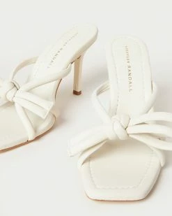 Loeffler Randall Margi Optic White Bow Heel New Arrivals