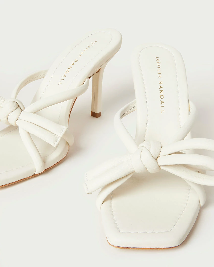 Loeffler Randall Margi Optic White Bow Heel New Arrivals