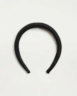 Loeffler Randall Marina Puffy Headband Black
