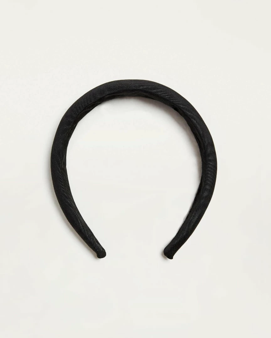 Loeffler Randall Marina Puffy Headband Black