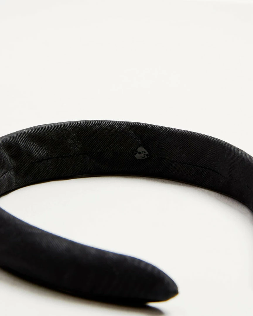 Loeffler Randall Marina Puffy Headband Black