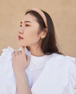 Loeffler Randall Marina Beauty Puffy Headband Pleats