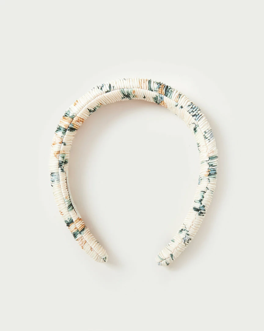 Loeffler Randall Pleats Marina Nova Floral Puffy Headband