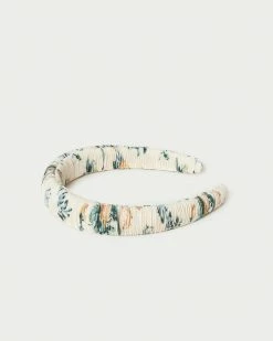 Loeffler Randall Pleats Marina Nova Floral Puffy Headband