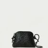 Loeffler Randall Marybeth Black Mini Woven Crossbody