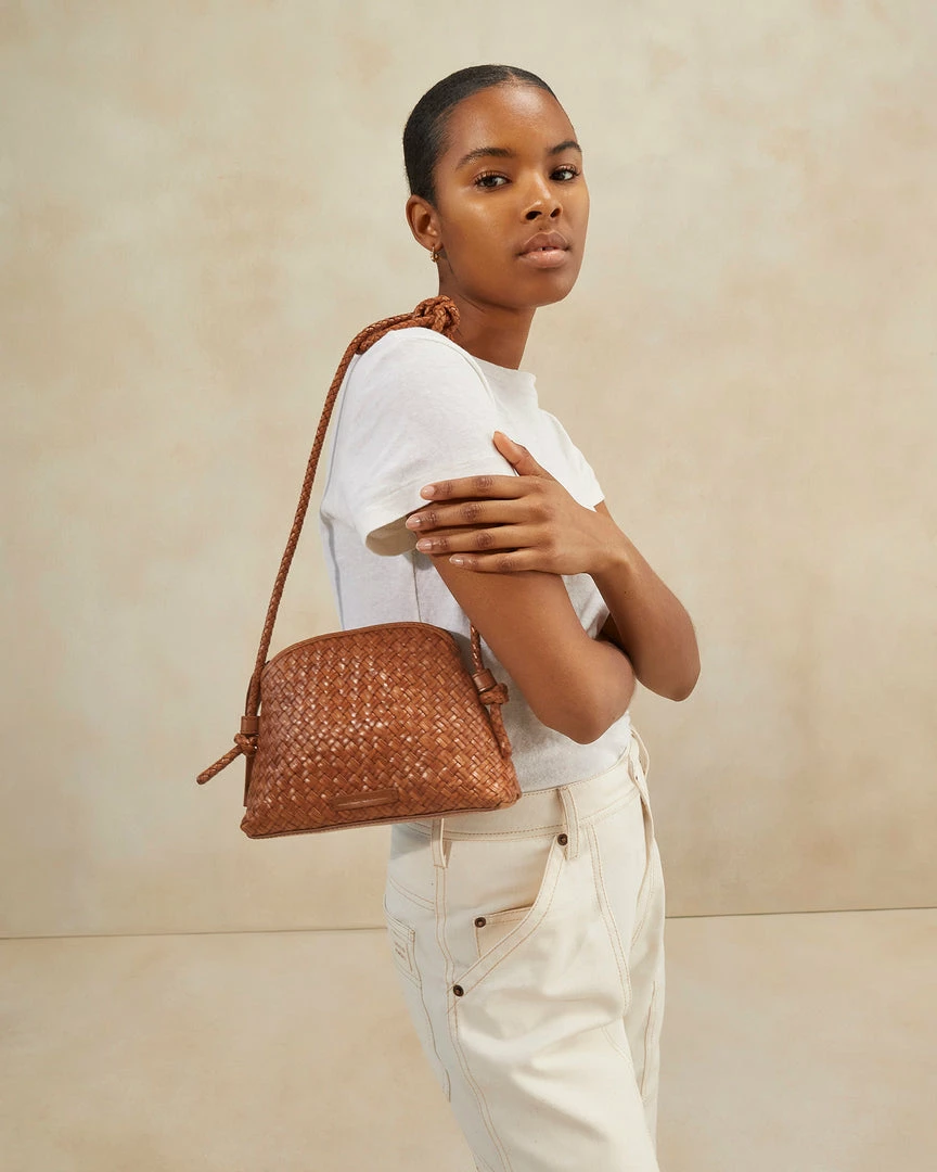 Loeffler Randall Marybeth Timber Mini Woven Crossbody New Arrivals