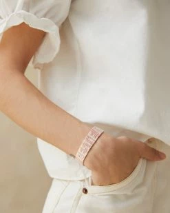 Loeffler Randall Mayan Hands Blush Bestie Bracelet