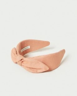 Loeffler Randall Meadow Pink Bow Headband New Arrivals