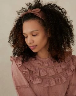 Loeffler Randall Meadow Rust Bow Headband