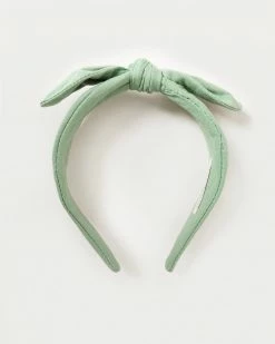 Loeffler Randall New Arrivals Meadow Sage Bow Headband