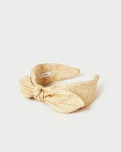 Loeffler Randall Meadow Natural Bow Headband New Arrivals
