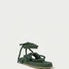 Loeffler Randall New Arrivals Moriah Dark Green Rope Sandal