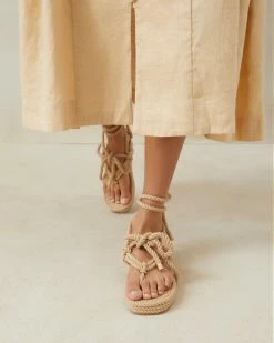 Loeffler Randall New Arrivals Moriah Natural Rope Sandal