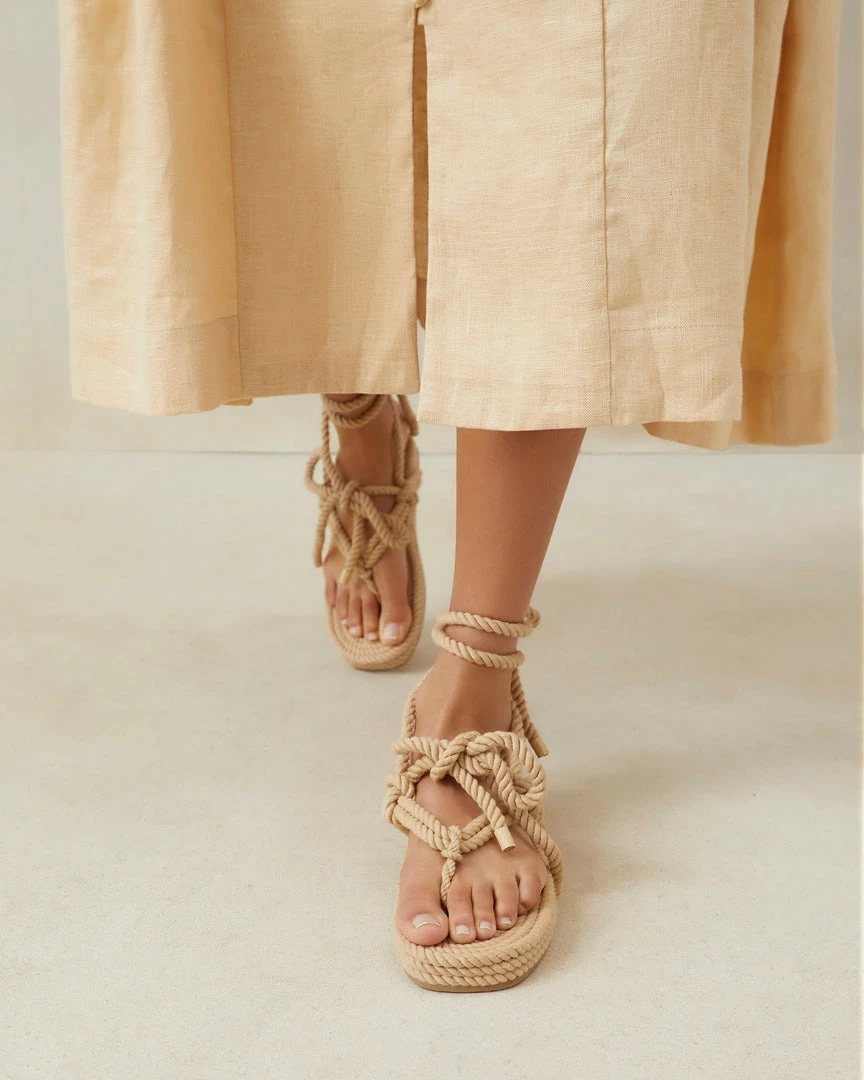 Loeffler Randall New Arrivals Moriah Natural Rope Sandal
