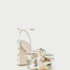 Loeffler Randall Natalia Nova Floral Platform Bow Heel