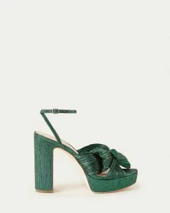 Loeffler Randall Natalia Emerald Platform Bow Heel