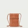Loeffler Randall Nora Timber Woven Phone Crossbody