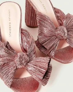 Loeffler Randall Penny Rose Pleated Bow Heel