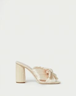 Loeffler Randall Penny Almond Pleated Bow Heel