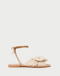 Loeffler Randall New Arrivals Peony Plaid Pleated Bow Slide