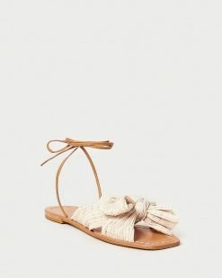 Loeffler Randall New Arrivals Peony Plaid Pleated Bow Slide