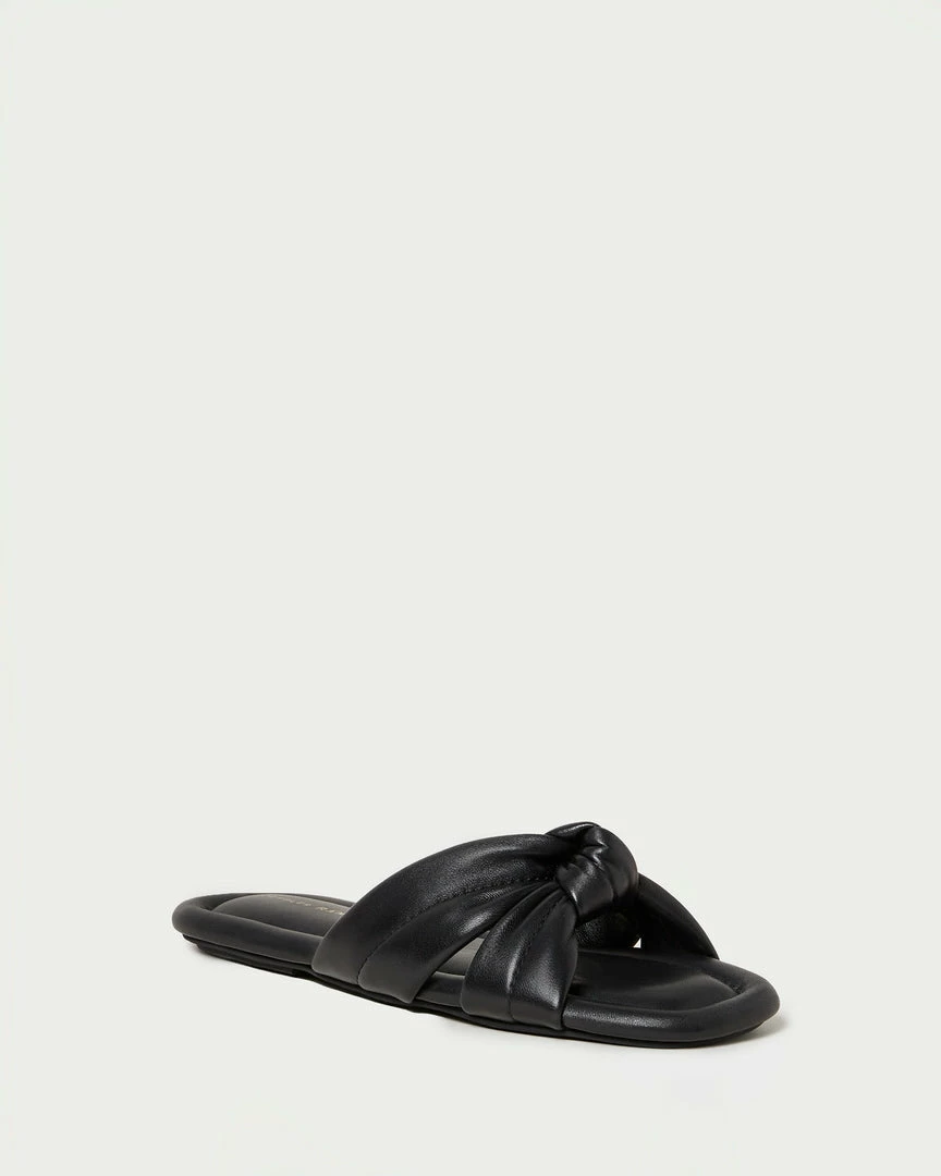 Loeffler Randall New Arrivals Polly Black Puffy Knot Sandal