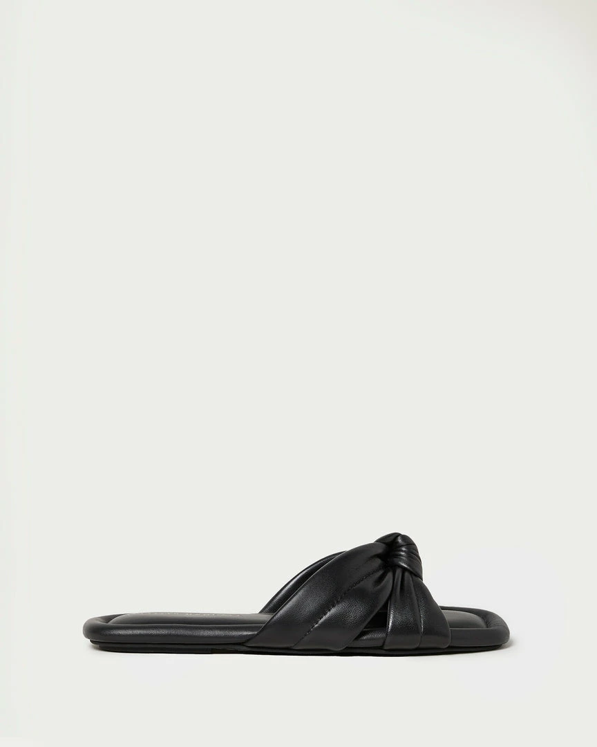 Loeffler Randall New Arrivals Polly Black Puffy Knot Sandal