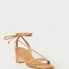 Loeffler Randall New Arrivals Prisca Dune Strappy Wrap Heel