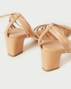 Loeffler Randall New Arrivals Prisca Dune Strappy Wrap Heel