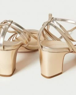 Loeffler Randall Prisca Champagne Strappy Wrap Heel New Arrivals