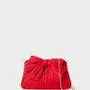 Loeffler Randall Rayne Red Bow Clutch