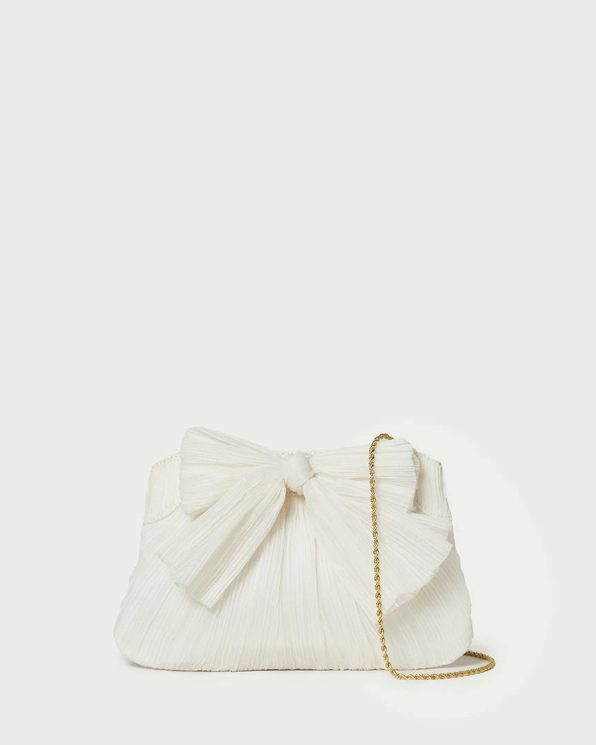 Loeffler Randall Rayne Pearl Bow Clutch