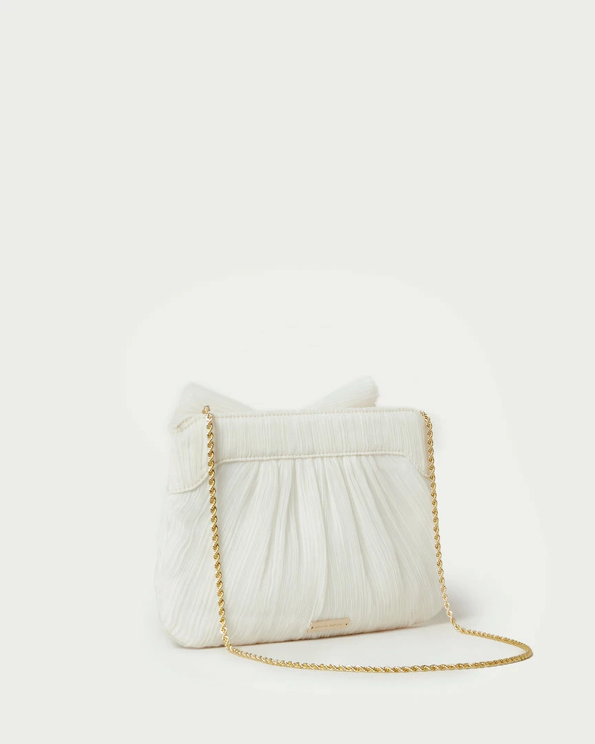 Loeffler Randall Rayne Pearl Bow Clutch